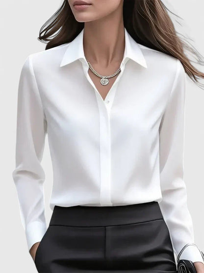 Elodie | Chemise Fluide Manches Longues