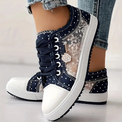 Manon | Baskets Souples Denim
