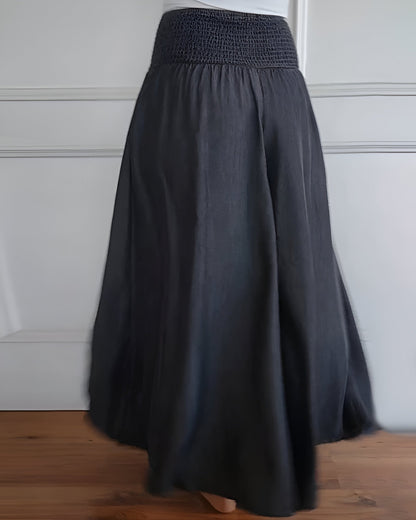 Madeleine | Pantalon Large à Taille Élastique