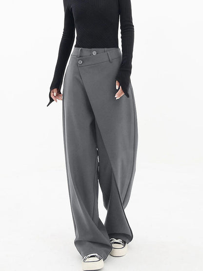 Naïg | Pantalon Large Ceinture Superposée