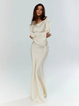 Sévoline | Robe Longue Manches Longues Épurée