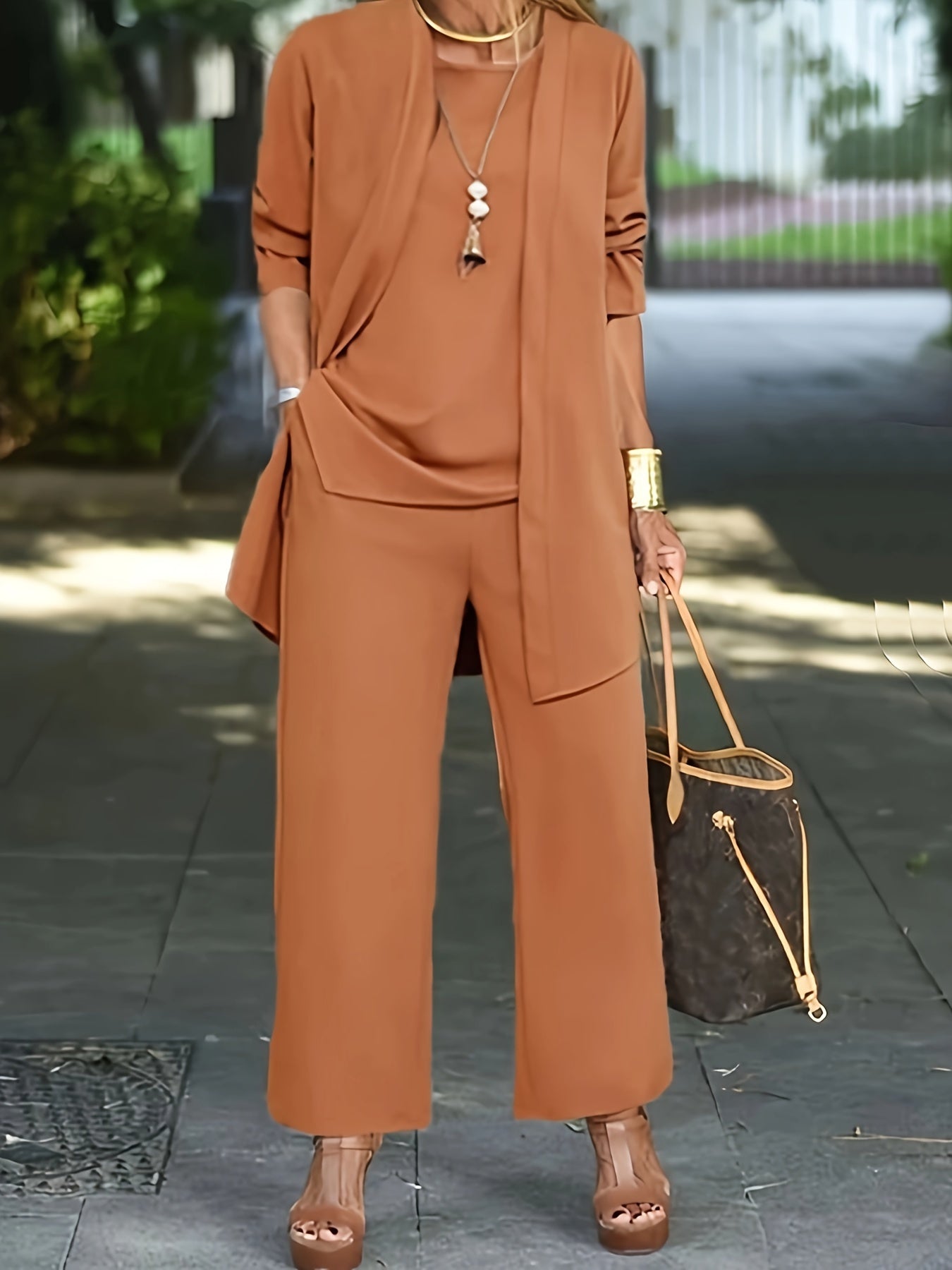 Nathalie | Ensemble Trois Pièces Pantalon pour Femme