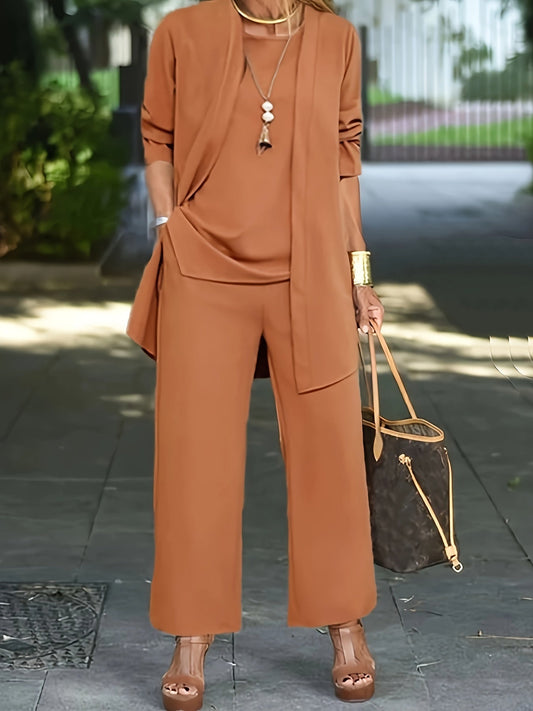 Nathalie | Ensemble Trois Pièces Pantalon pour Femme