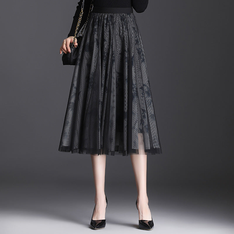 Juliette | Jupe Midi en Tulle à Trois Couches