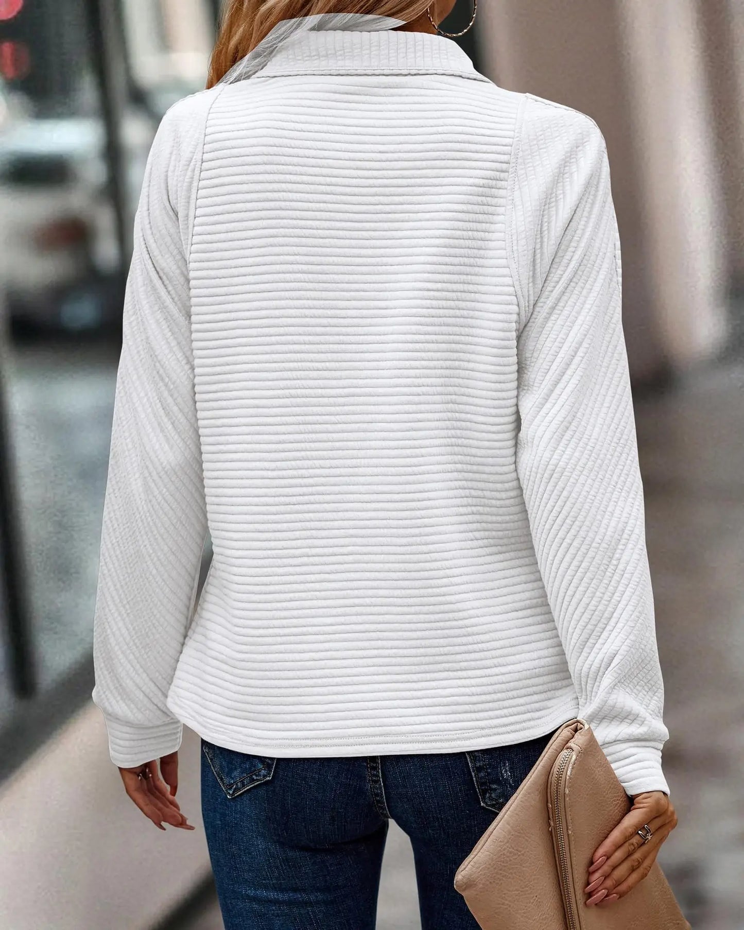 Baudine | Pull Col Rond Coupe Fluide