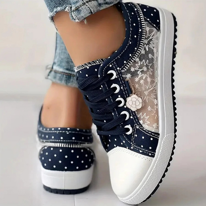 Roberta | Baskets Bleues Confort pour Femme