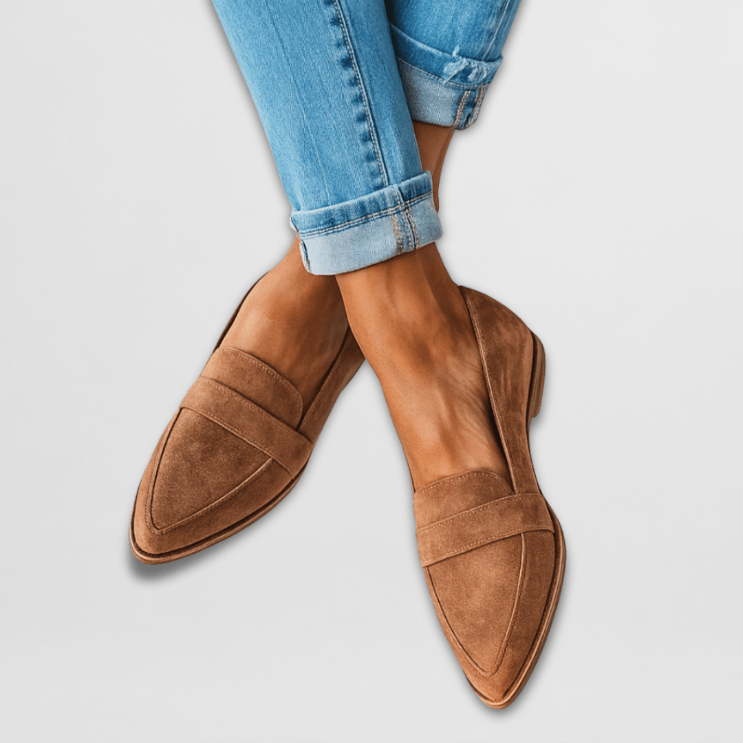 Helen | Mocassins Souples Effet Suède pour Femme