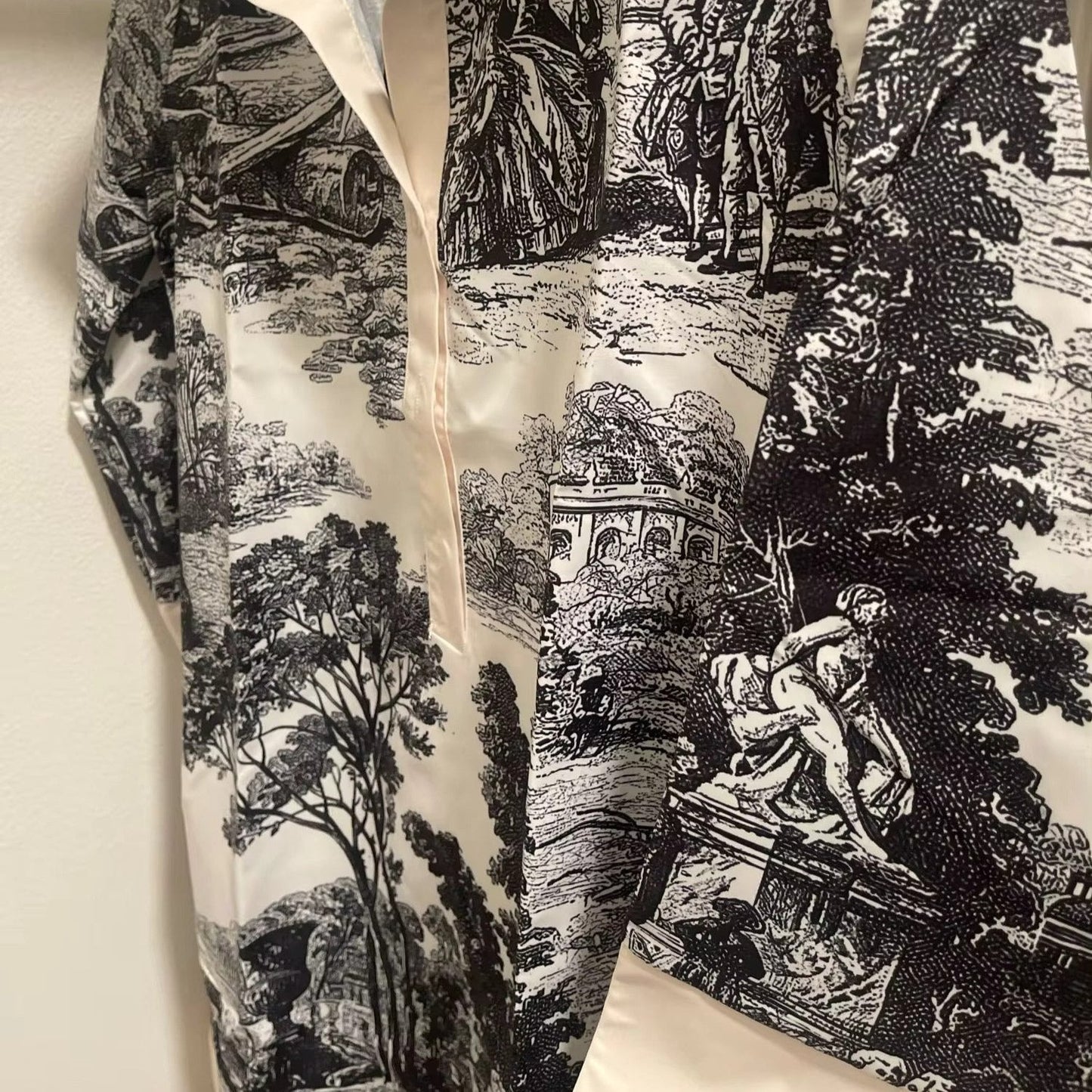 Odette | Robe Courte Tunique Imprimé Toile