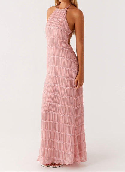 Juliette | Robe Longue Halter Dos Nu
