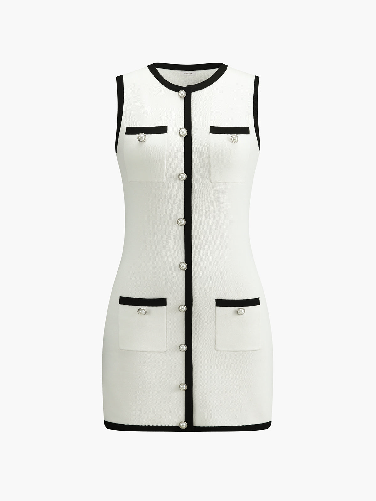 Noémie | Robe Courte Sans Manches Élégante