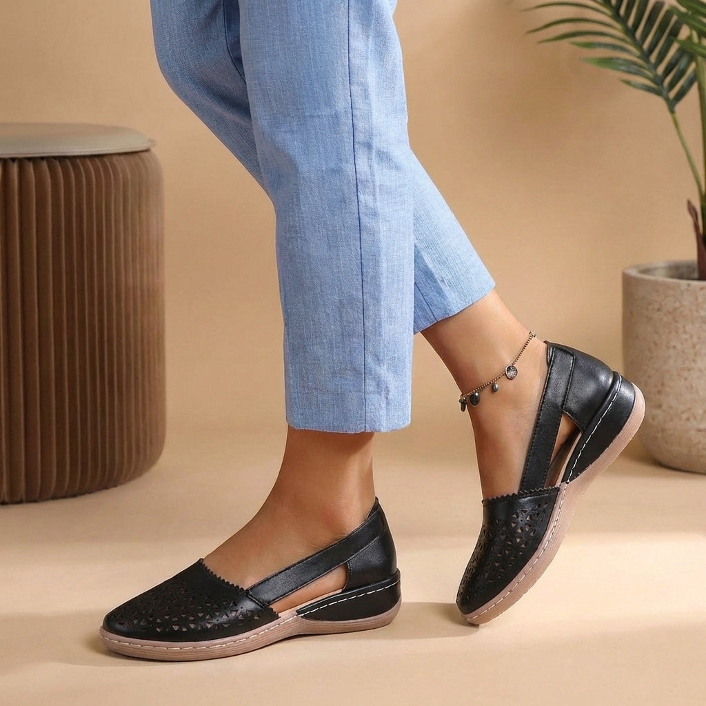 Nora chaussures ajourées à enfiler femme