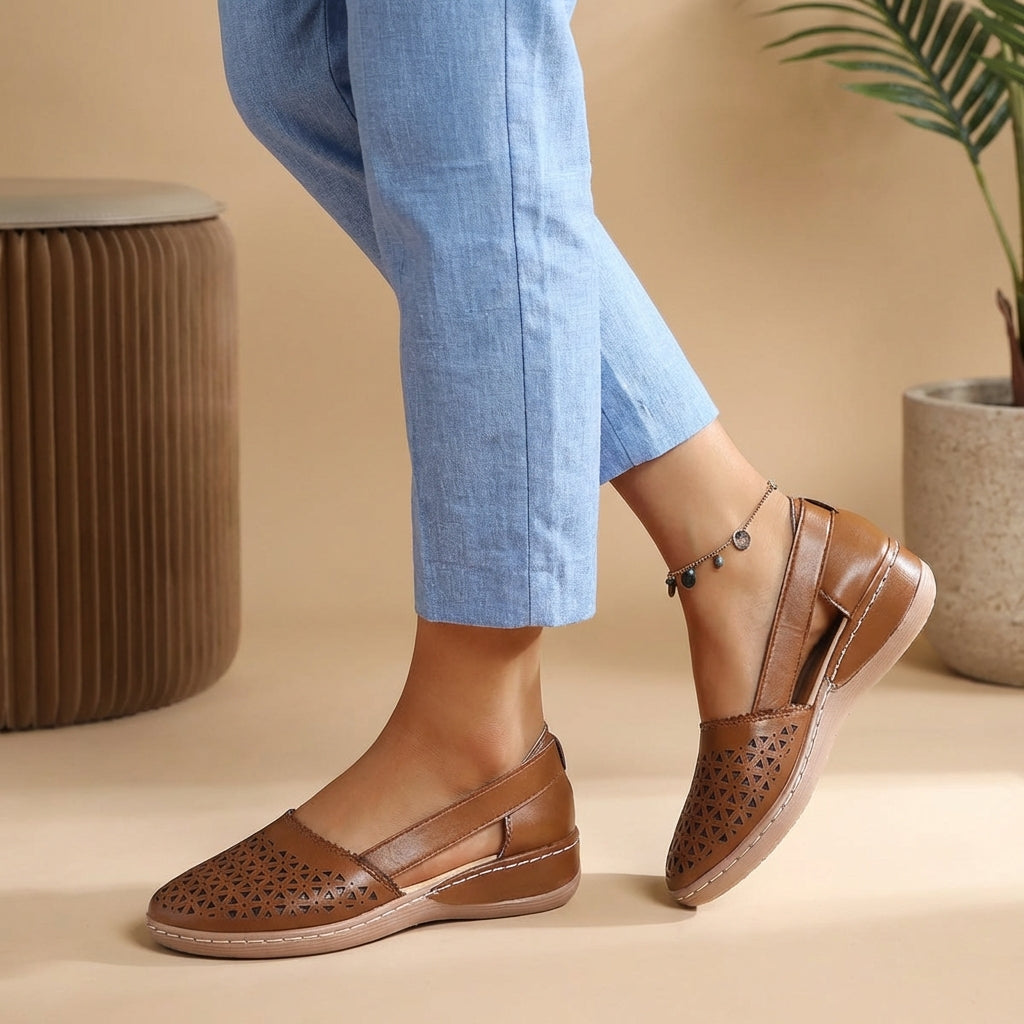 Nora | Chaussures Ajourées à Enfiler
