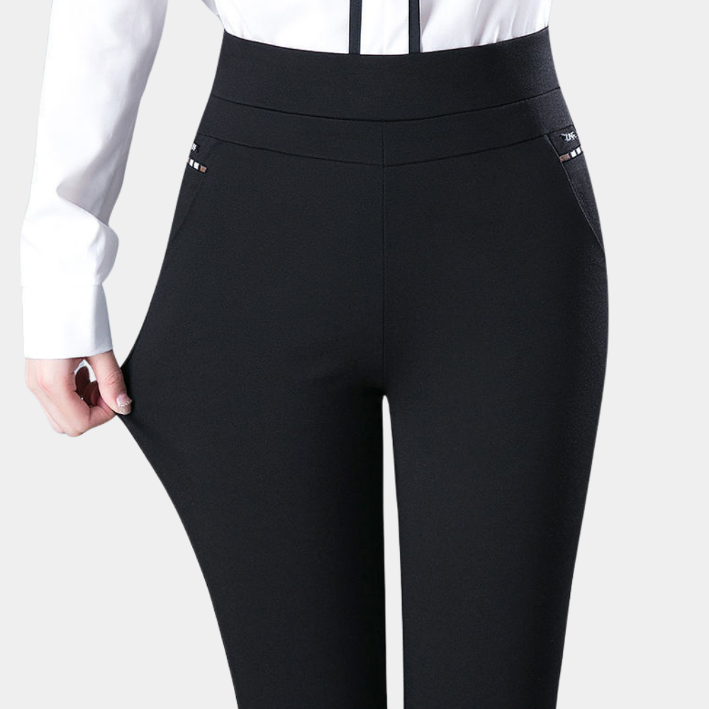 Ivana | Pantalon Extensible Ajusté pour Tenue Soignée
