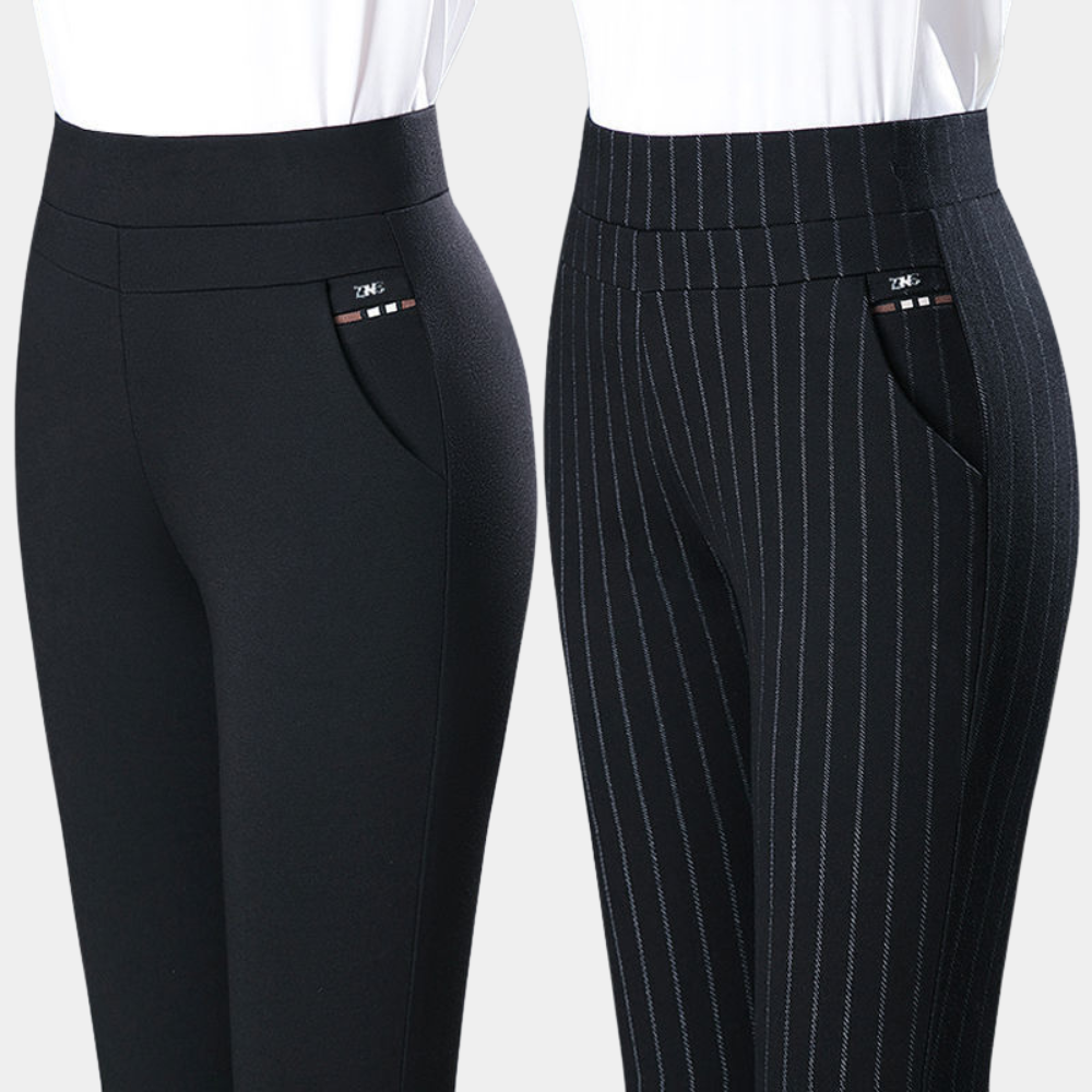 Ivana | Pantalon Extensible Ajusté pour Tenue Soignée