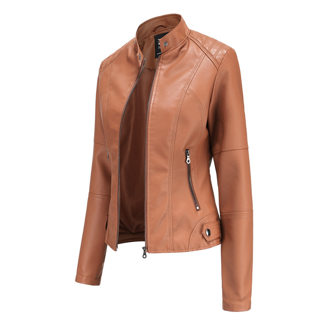 Rosemine | Veste Structurée Zip Asymétrique