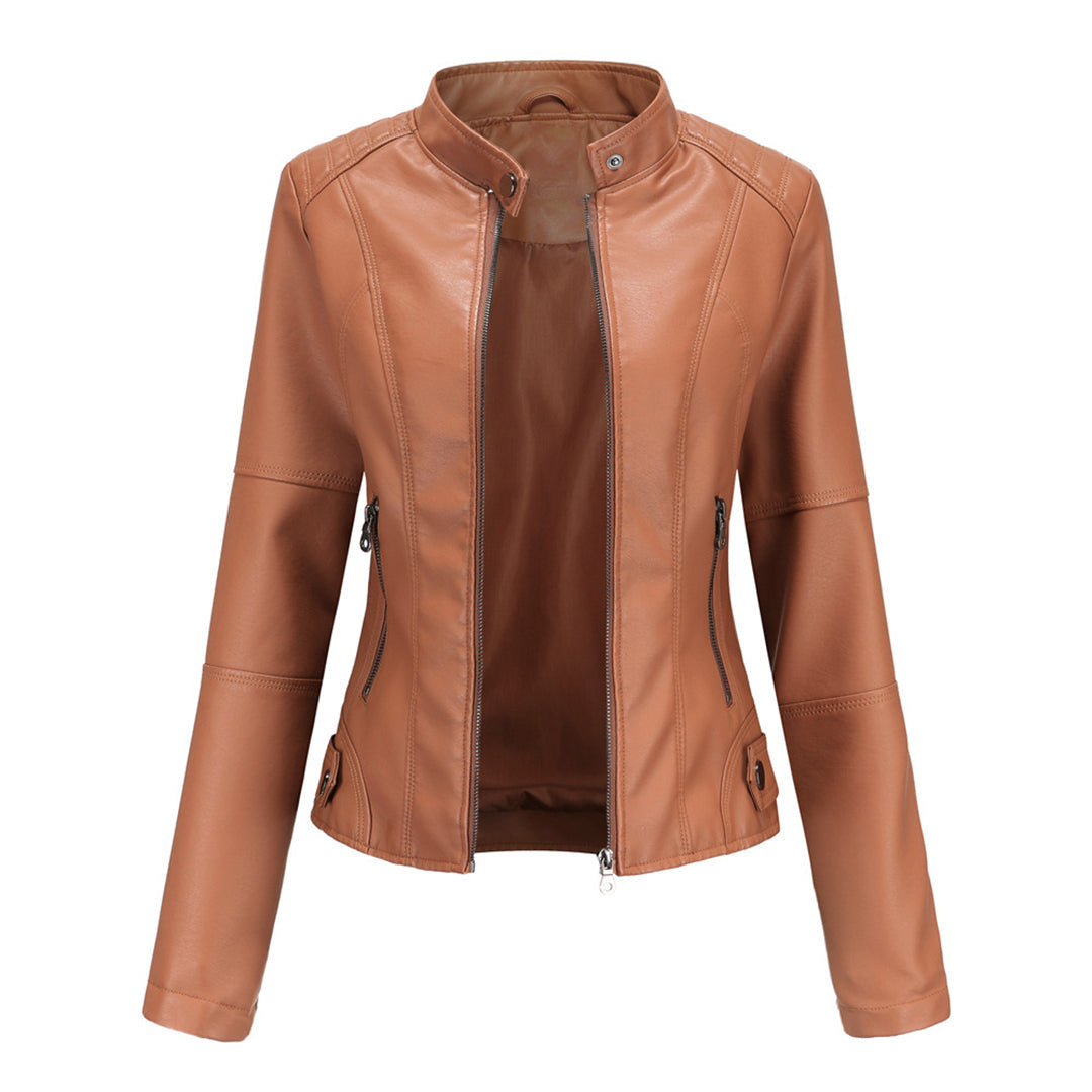 Rosemine | Veste Structurée Zip Asymétrique