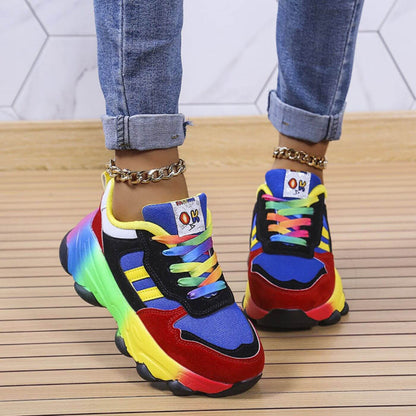 LumiSneak | Baskets Colorées Confort pour Femme