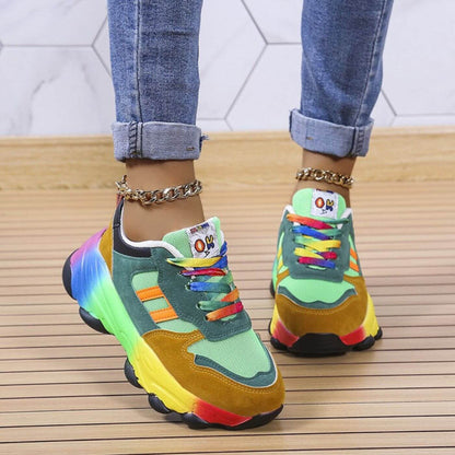 LumiSneak | Baskets Colorées Confort pour Femme