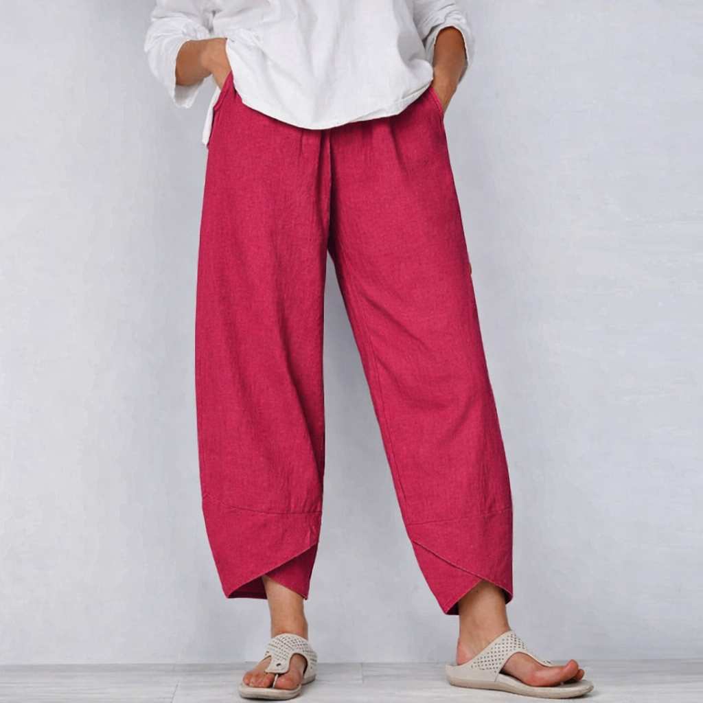 Tania | Pantalon Été Chic Taille Élastique