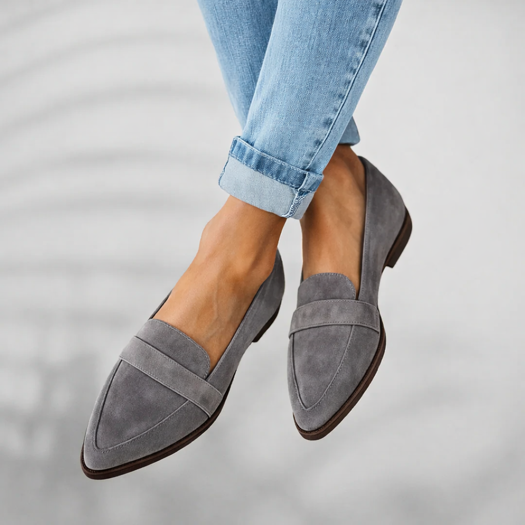 Perrine | Mocassins Plats à Bout Élancé