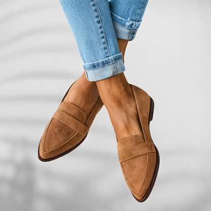 Perrine | Mocassins Plats à Bout Élancé