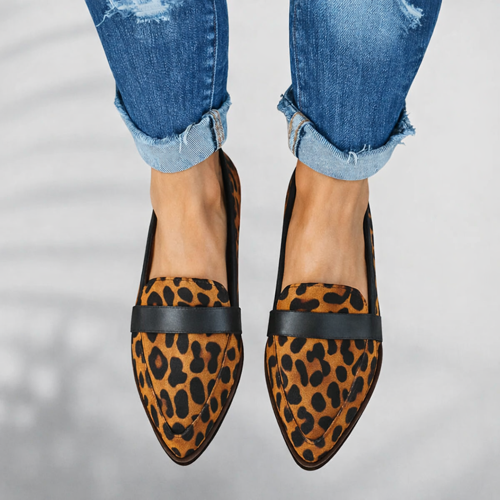 Perrine | Mocassins Plats à Bout Élancé