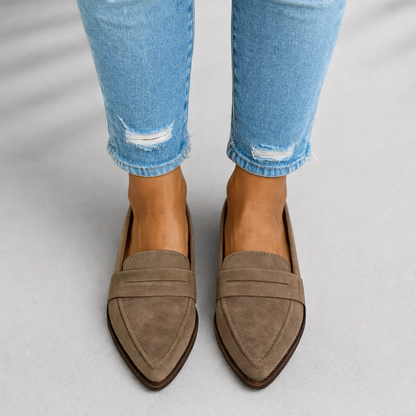 Perrine | Mocassins Plats à Bout Élancé