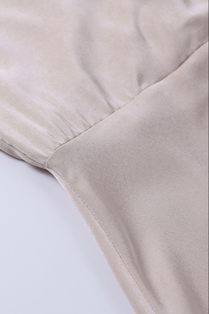 Elyna | Robe Longue de Soirée Satinée à Fente