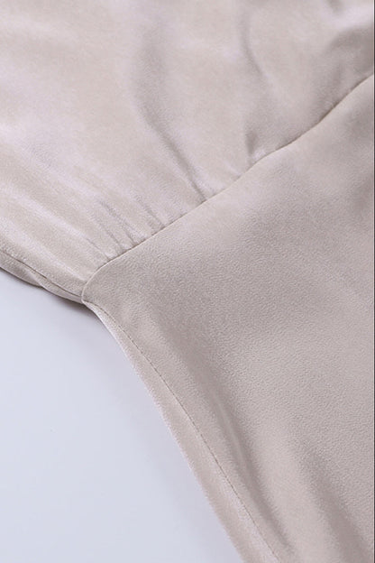 Elyna | Robe Longue de Soirée Satinée à Fente