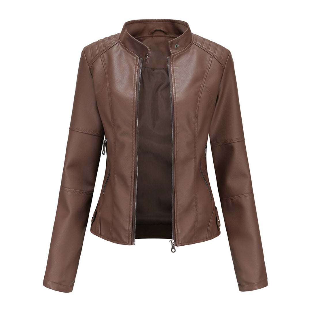 Rosemine | Veste Structurée Zip Asymétrique