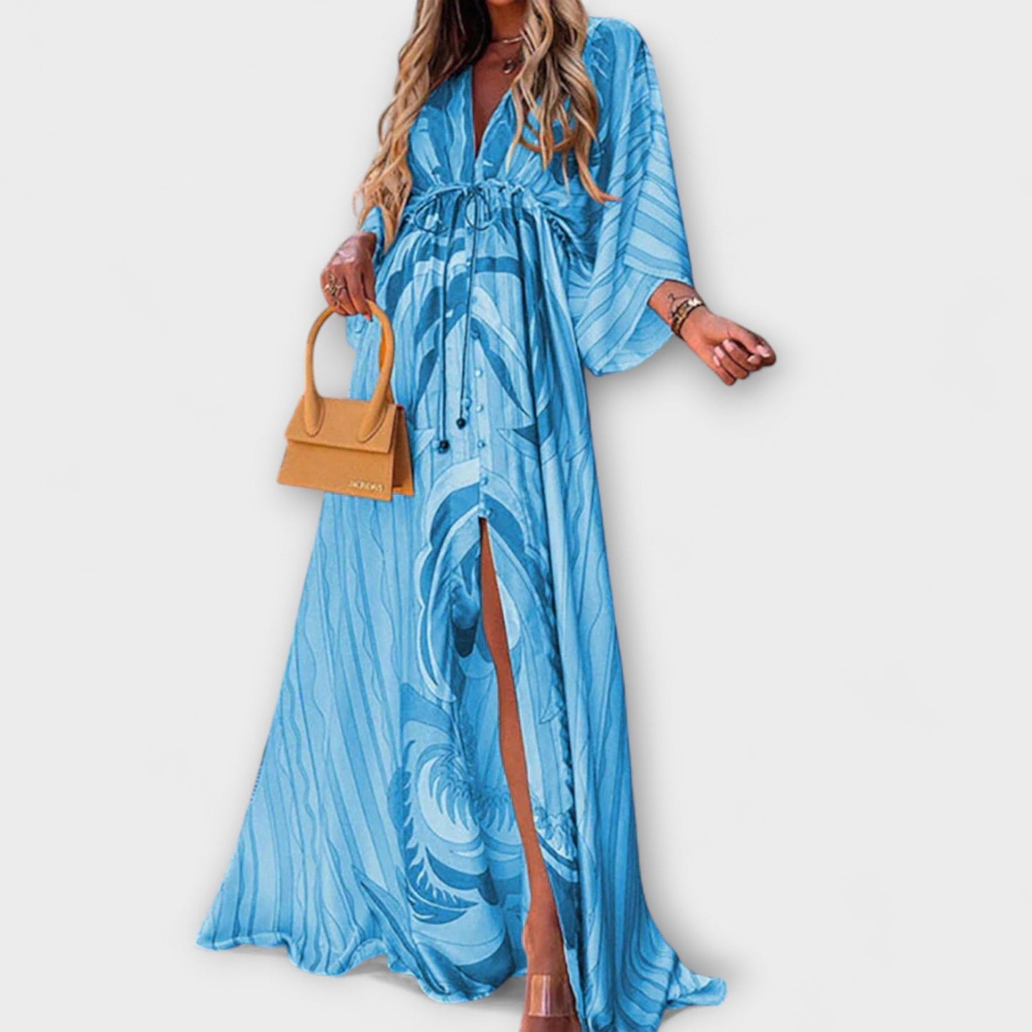 Osanne | Robe Longue Imprimée Multicolore