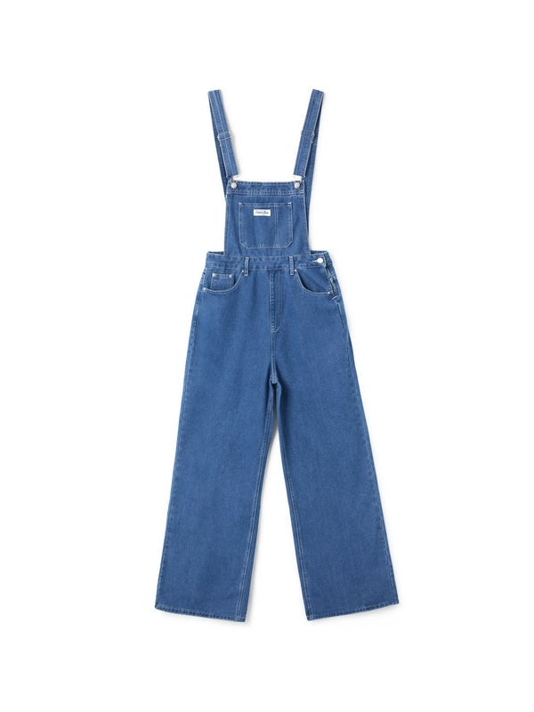 Liane | Salopette en Denim Jambes Larges