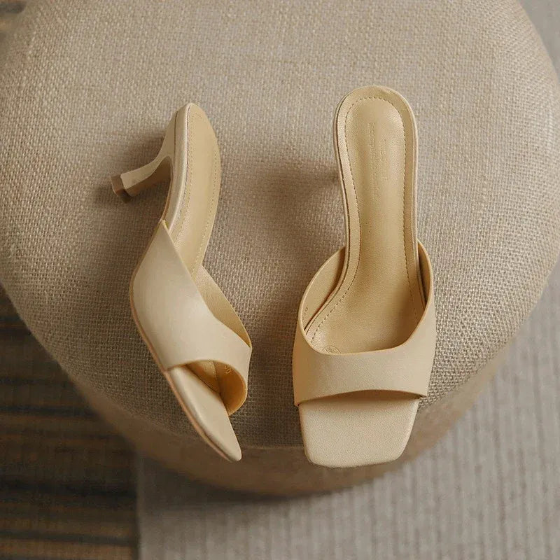 Maïlou | Mules à Petit Talon Bout Pointu
