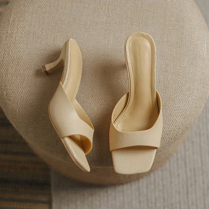 Maïlou | Mules à Petit Talon Bout Pointu