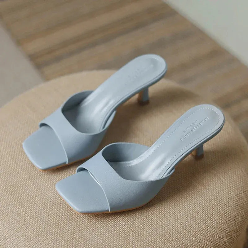 Maïlou | Mules à Petit Talon Bout Pointu