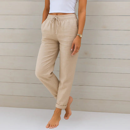Riona pantalon fluide confortable en lin
