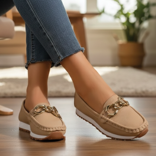 Ellie | Mocassins Chic à Boucle pour Femme