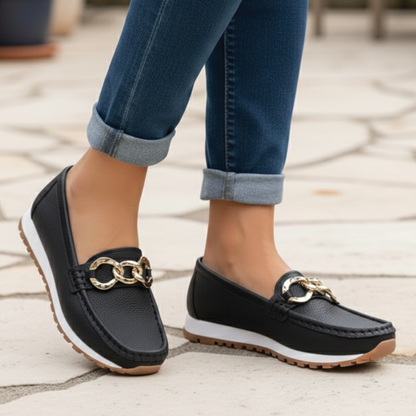 Ellie | Mocassins Chic à Boucle pour Femme