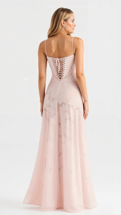 Sidonie-Marie | Robe Longue Bustier Détails Dentelle
