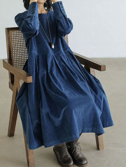Amandine | Robe en velours femme élégante