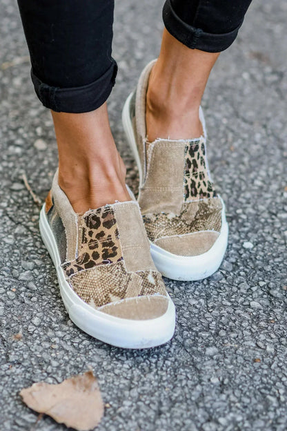 Ginevra | Chaussures Slip-On en Toile