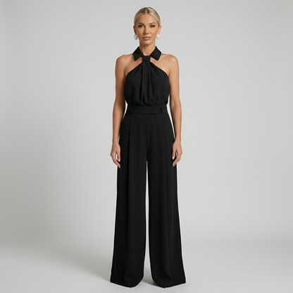 Elsa | Combinaison Col Montant Jambe Large
