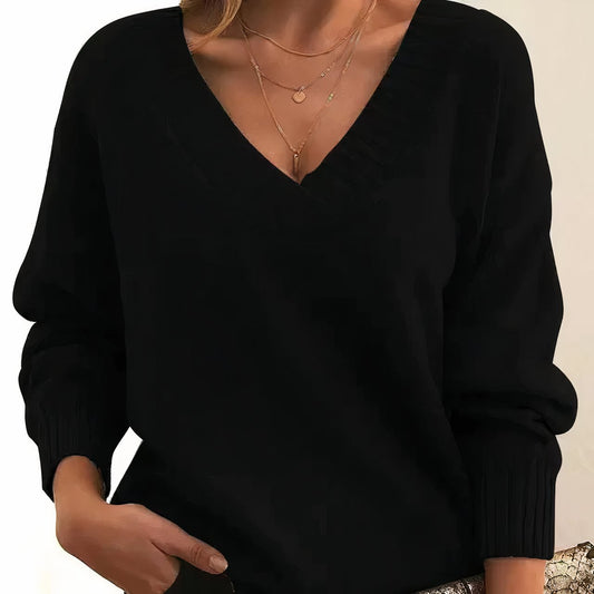 Norvéane | Pull Col V Maille Douce