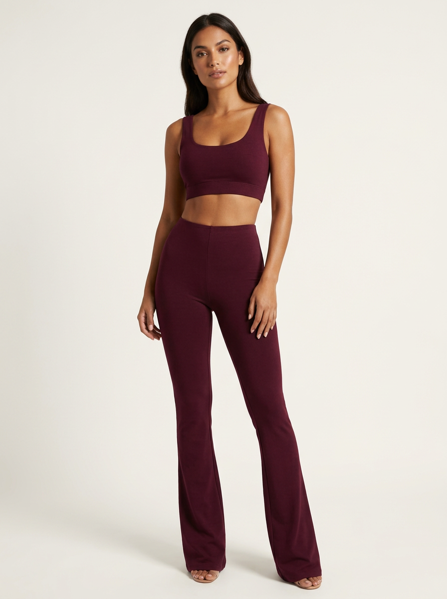 Noella | Pantalon Flare Taille Haute