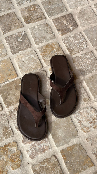 Orielle | Mules Cacao à Enfiler