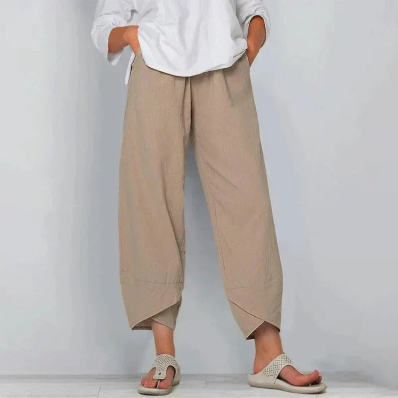 Tania | Pantalon Été Chic Taille Élastique