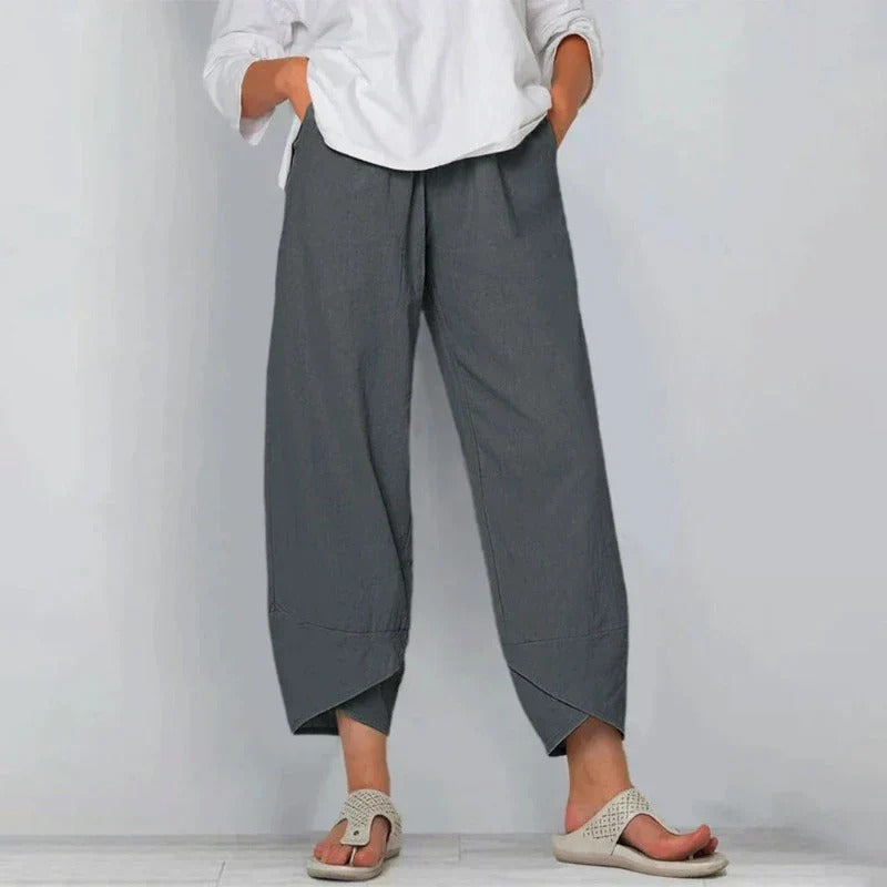 Tania | Pantalon Été Chic Taille Élastique