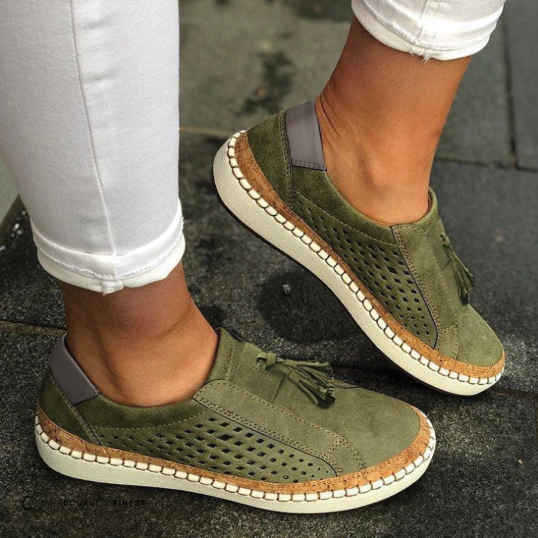 Lauriane | Chaussures Perforées à Enfiler