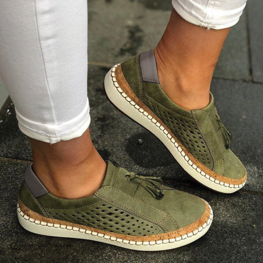 Lauriane | Chaussures Perforées à Enfiler