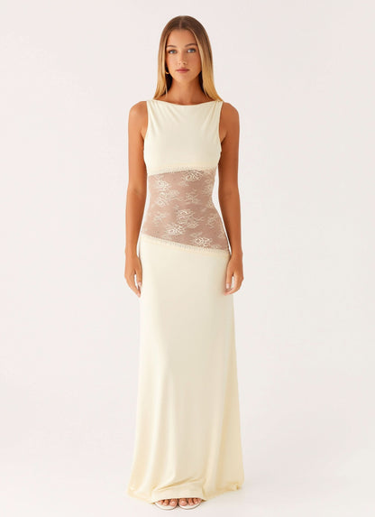 Lucinda | Robe Longue de Soirée Fleurie